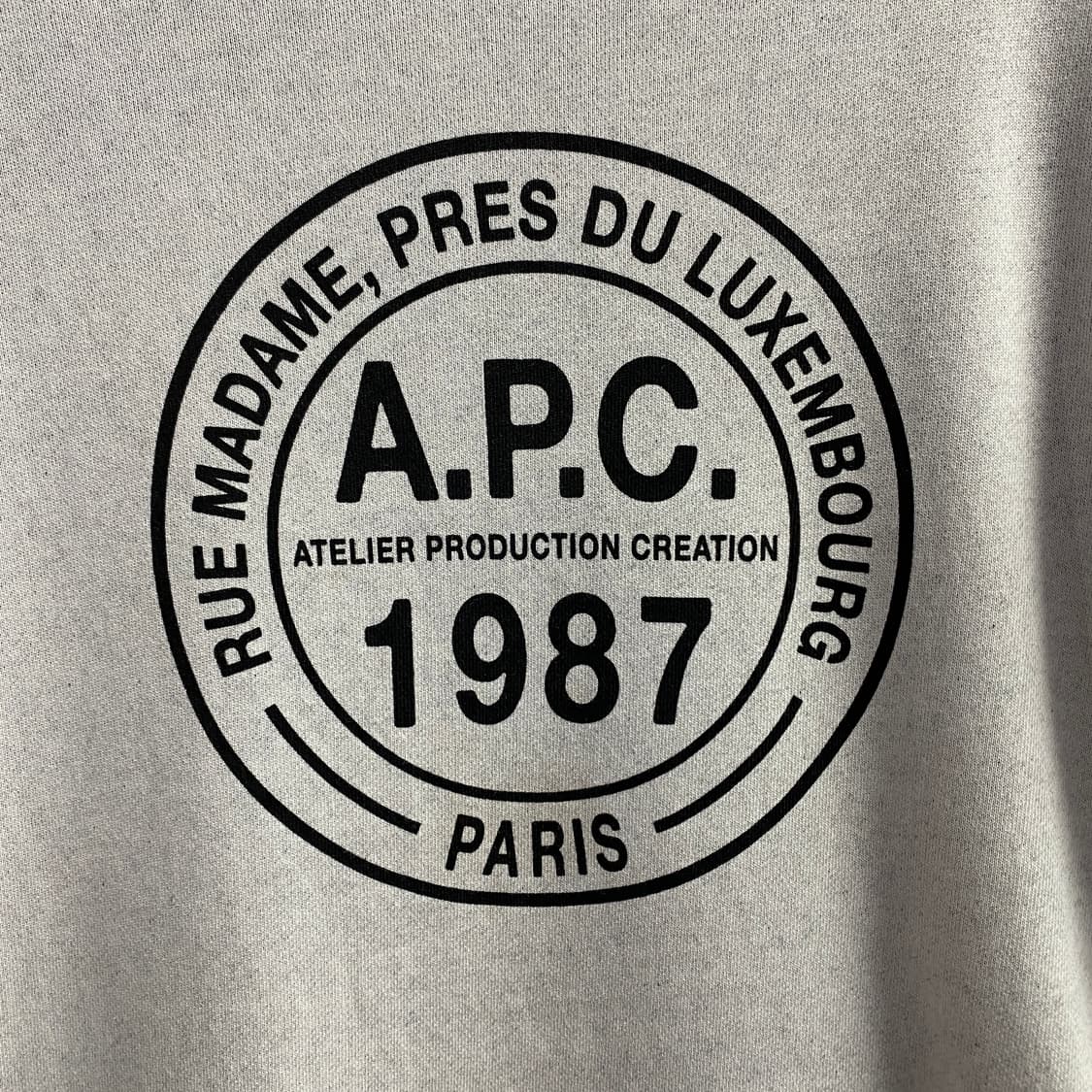 A.P.C 빅로고 캐주얼 맨투맨 B2513 상품이미지3