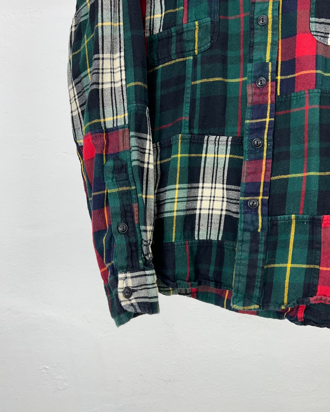 폴로 랄프로렌 믹스 패치워크 클래식 핏 코튼 셔츠 상품이미지4