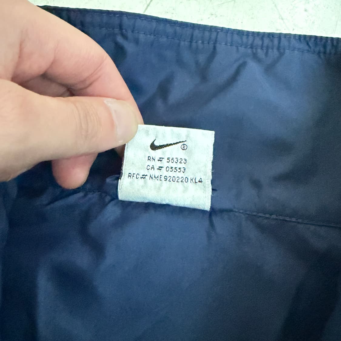 90s 나이키 빅 스우시 올드스쿨 트랙탑 자켓 XL 상품이미지5