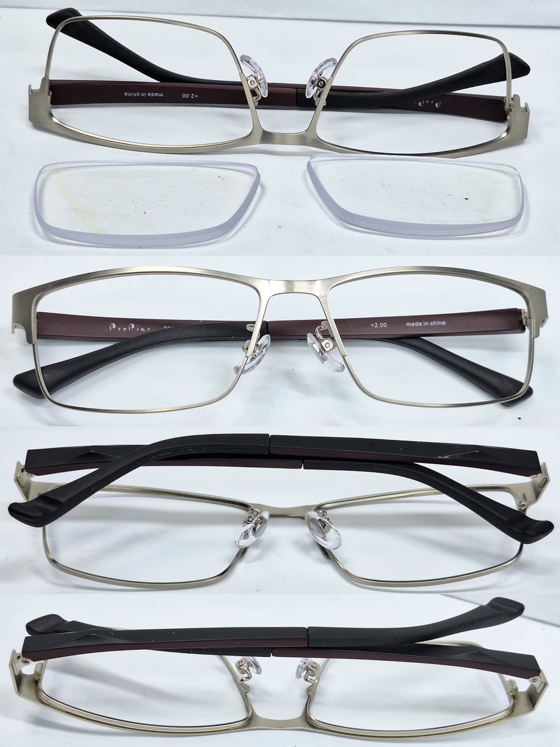 Prepiar 프레피아 2341 비즈니스 클래식 스퀘어 안경테 안경/일본 상품이미지5