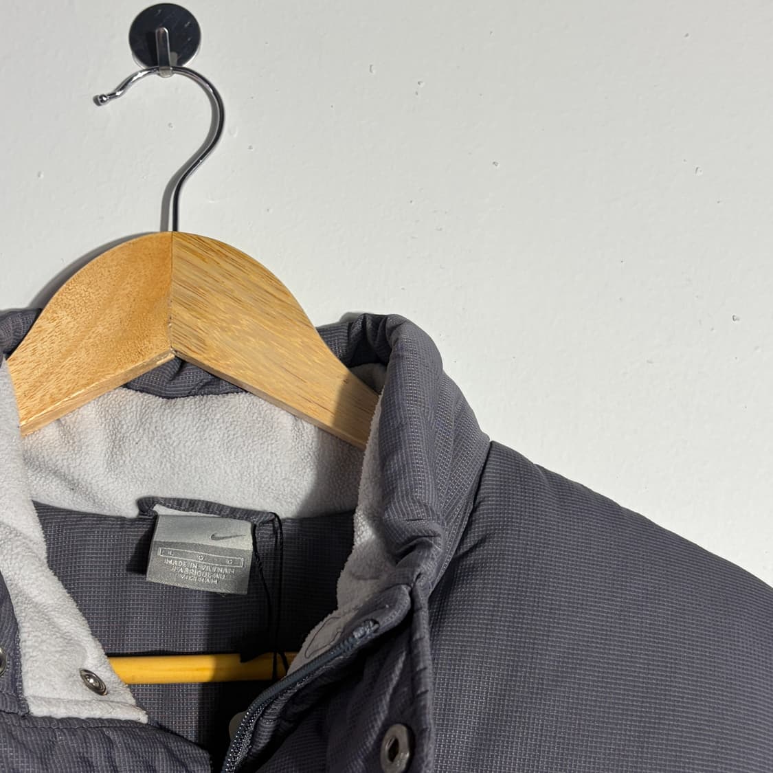 나이키 그레이 투톤 패딩 자켓 (무료배송) 상품이미지2