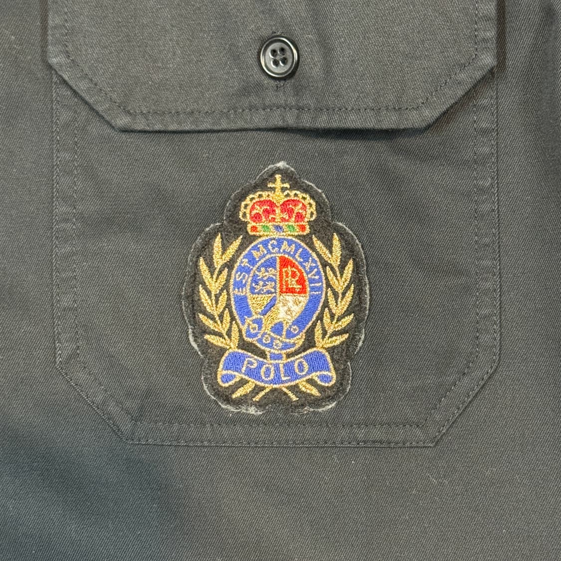 S) 폴로 랄프 로렌 멀티 엠블럼 밀리터리 커스텀 셔츠 상품이미지4