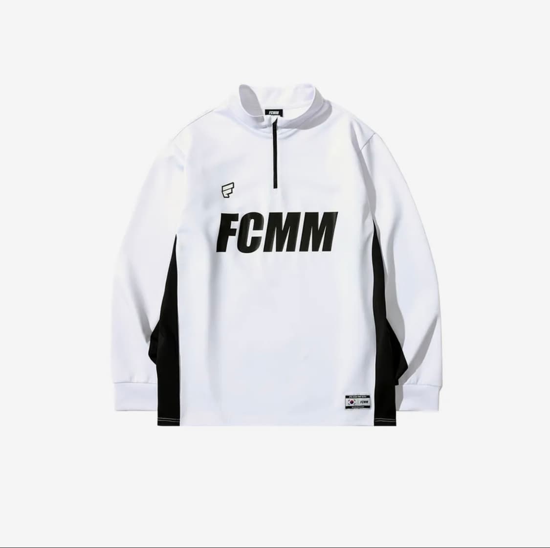 (L) FCMM 화이트 하프집업 상품이미지1
