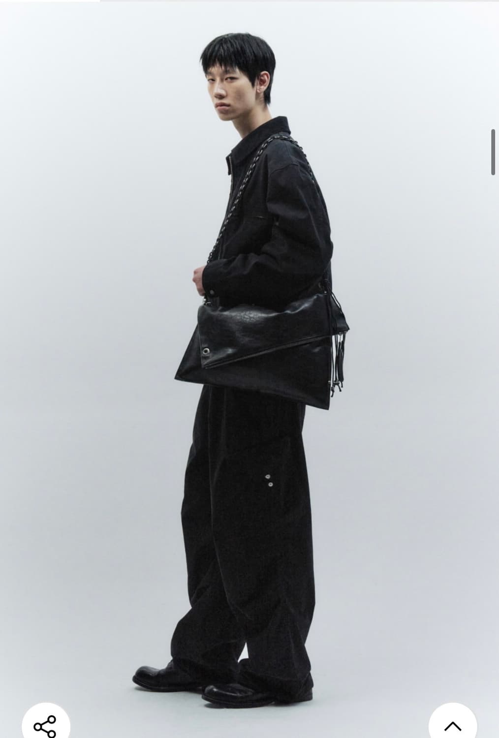 (M) 인사일런스 워시드 플라이트 카고 팬츠 BLACK 판매 상품이미지7