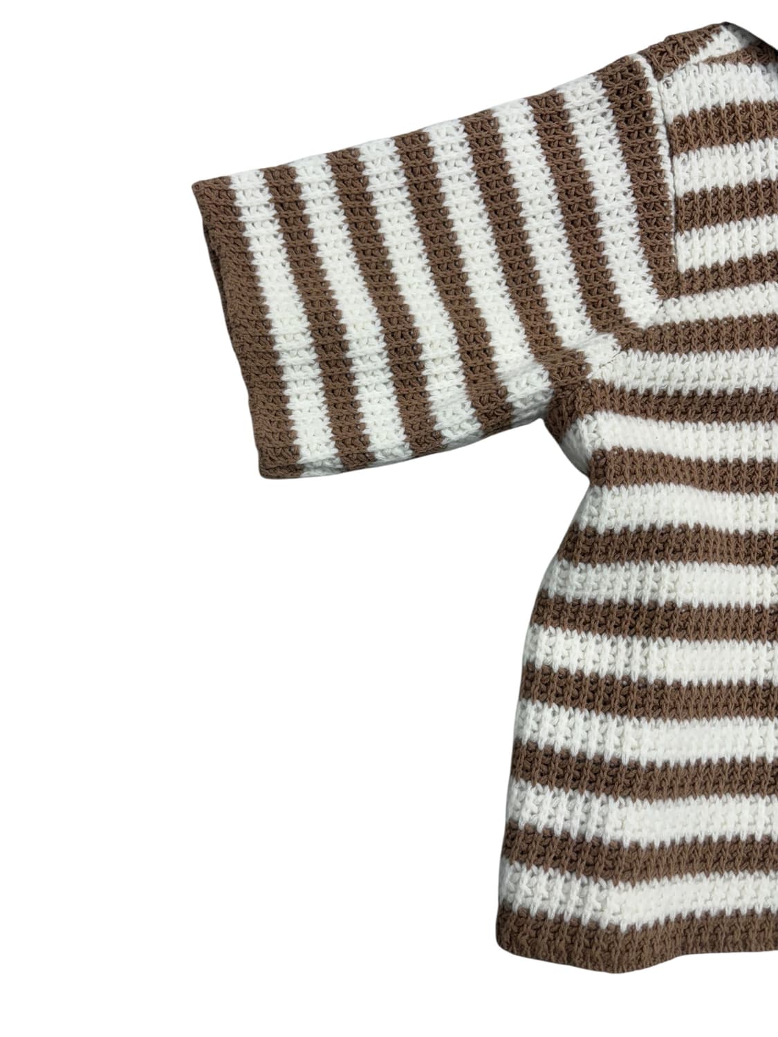 SYSTEM 반팔 니트 후드 가디건 상품이미지3