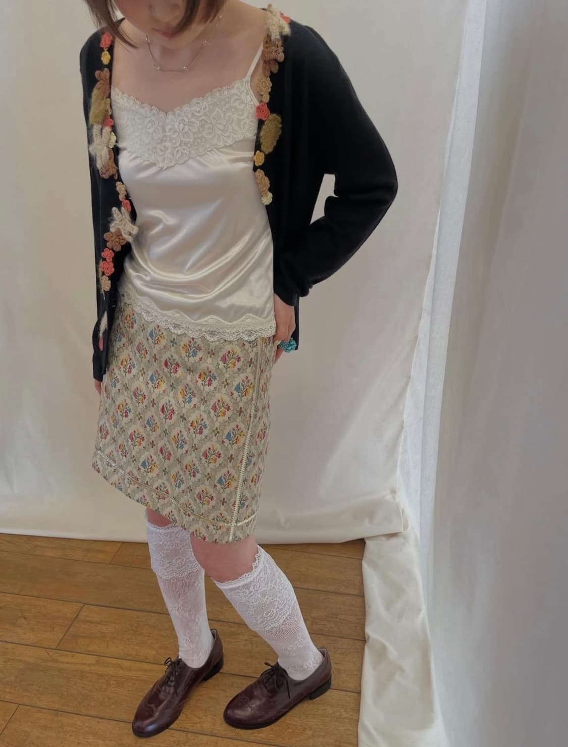 floral skirt 상품이미지3