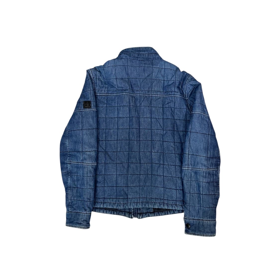 캘빈 클라인 ck 아카이브 데님 블록 블루종 점퍼 자켓 M 상품이미지6