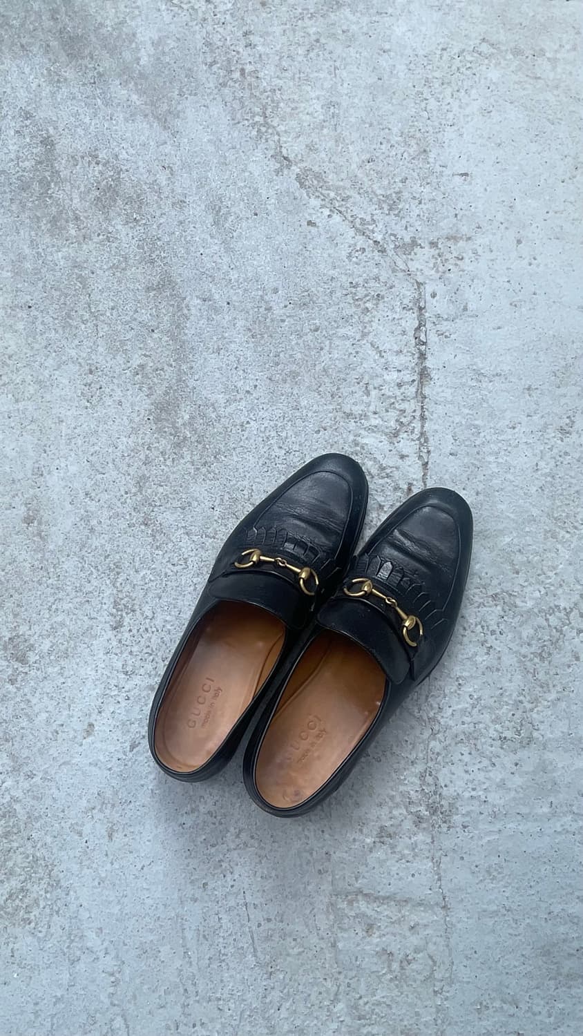 [Gucci] Fringe Horsebit Loafer with Gold 상품이미지7