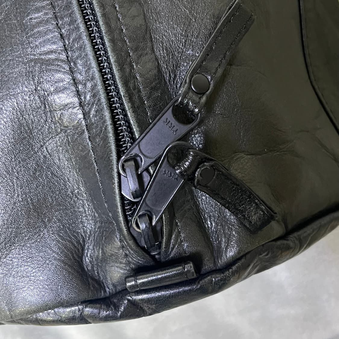 Porter 요시다 포터 레더 보스턴백 블랙 상품이미지6