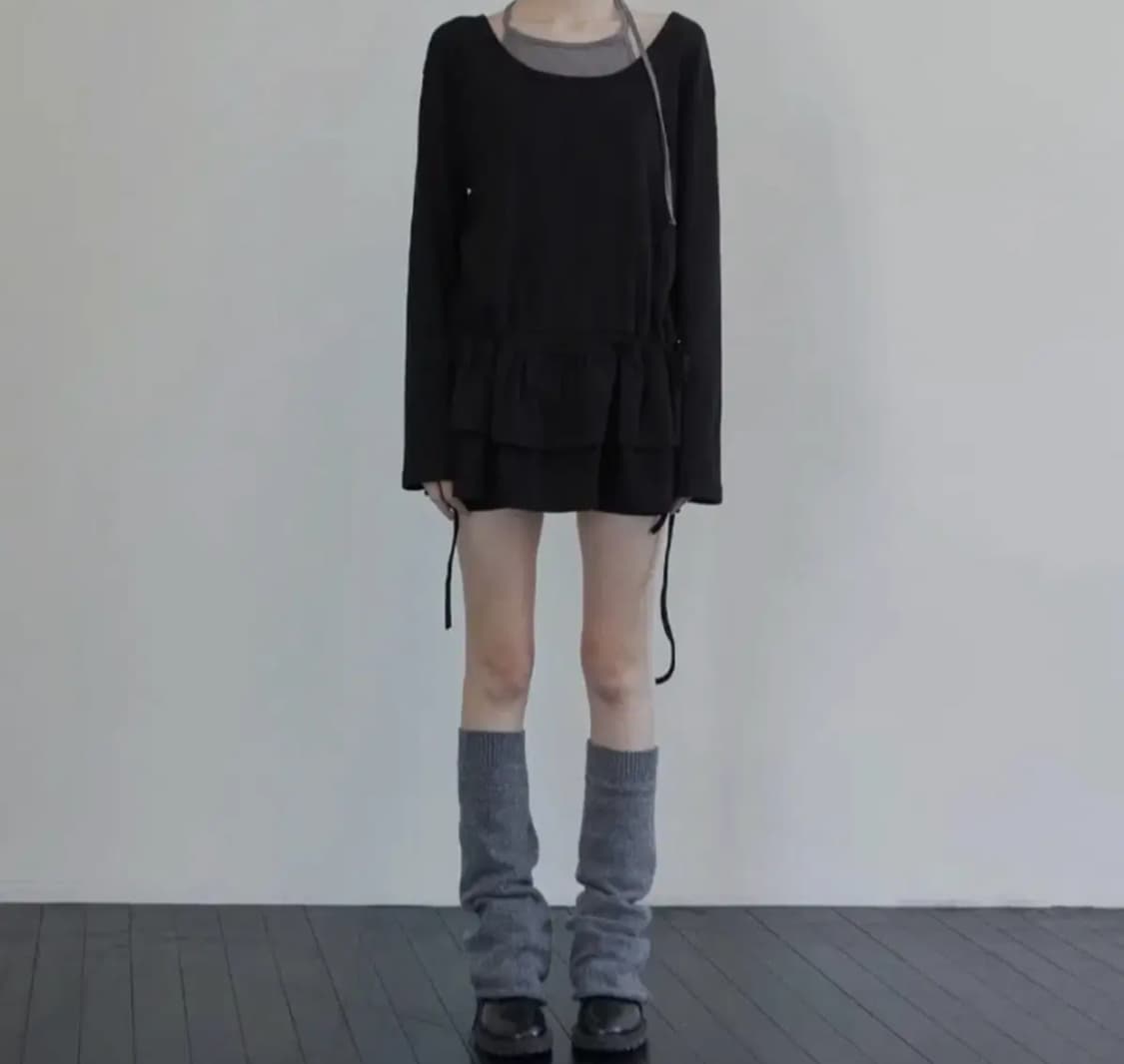 [렌세, 정가4만원대] 프릴 레이어드 원피스 상품이미지2