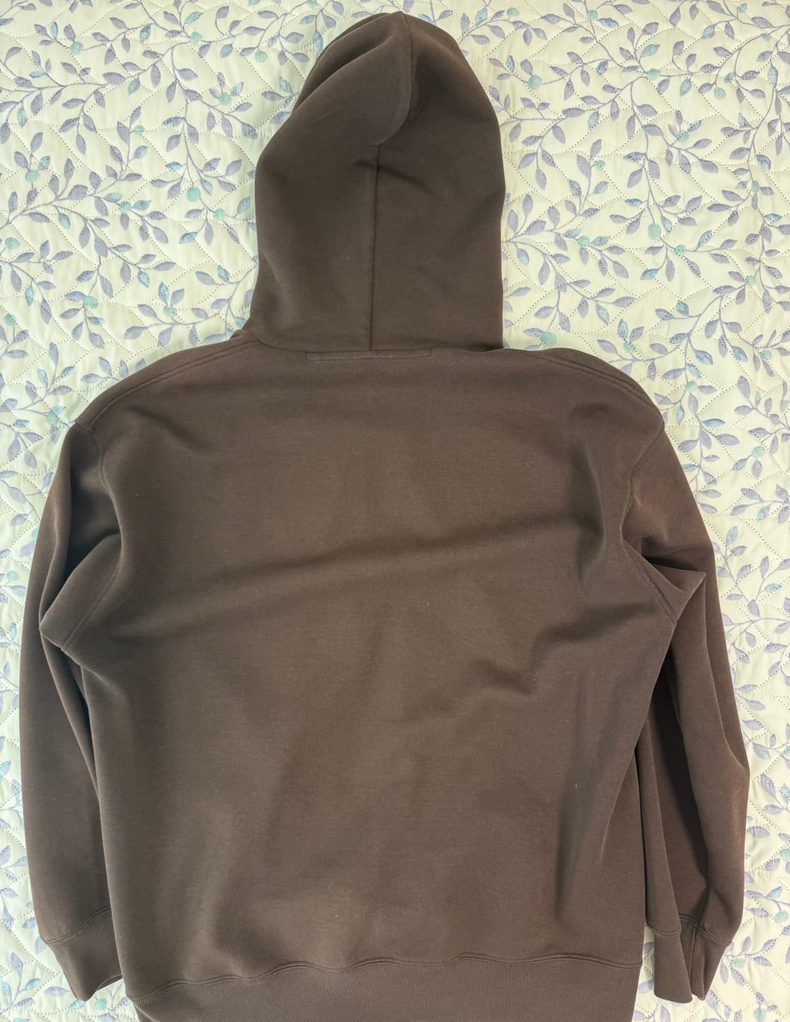 [무료배송] [L] 유니클로C 스웨트 풀파카 다크브라운 상품이미지3