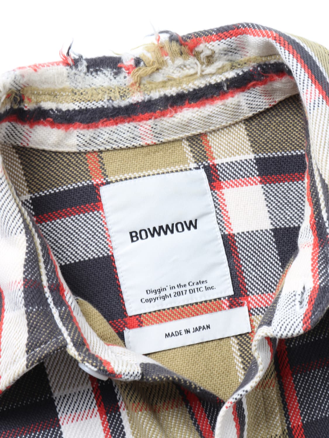 바우와우 BOWWOW Repair Ageing Flannel Shirts 상품이미지5