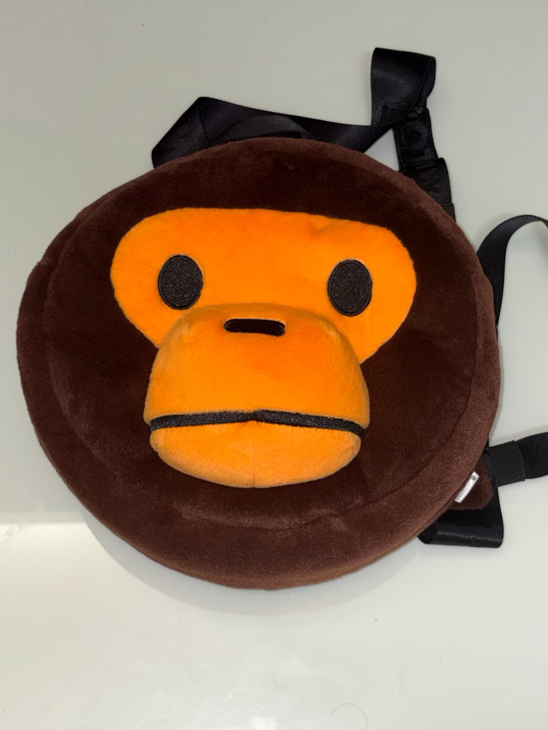 베이프 베이비 마일로 플러시 백팩 브라운 상품이미지2