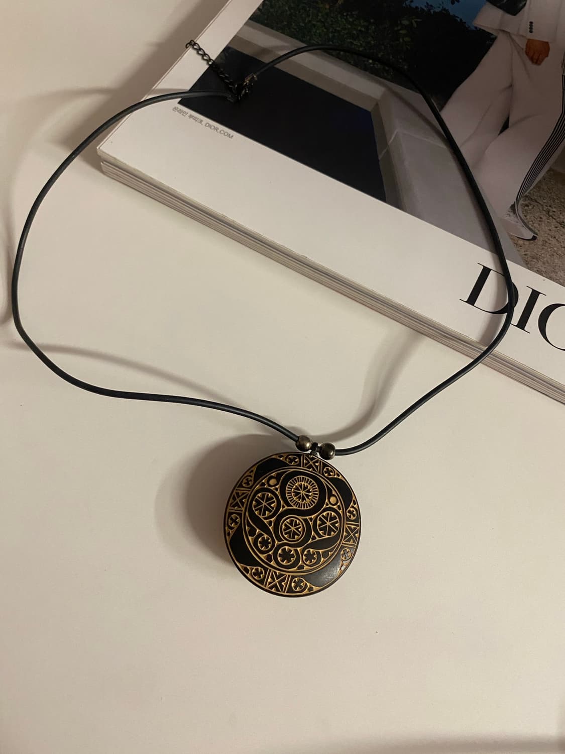 우드조각 팬던트 목걸이 상품이미지2