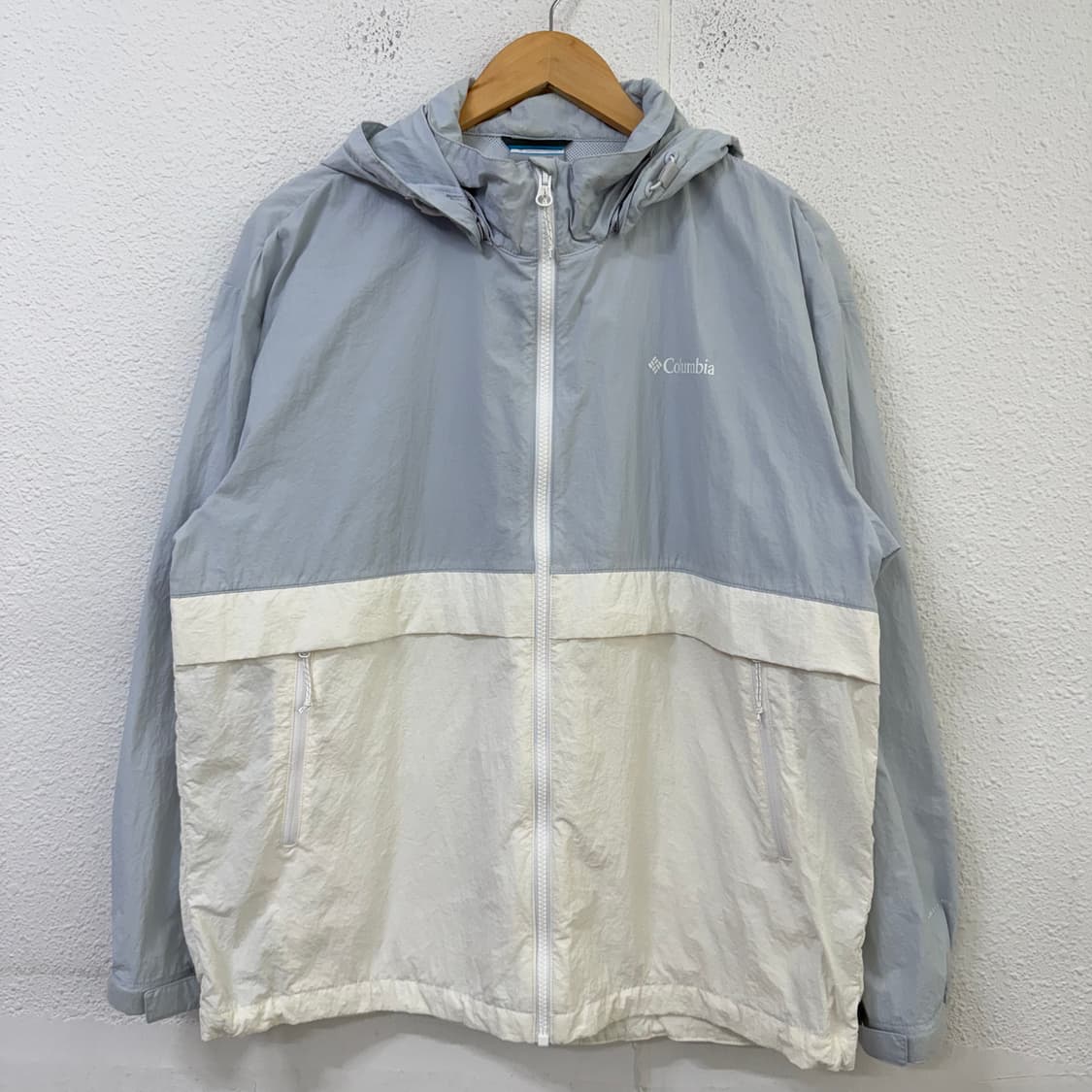 [XL] 컬럼비아 남성 배색 후드 우븐 바람막이 자켓 1856 상품이미지1