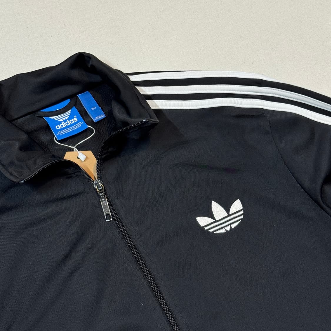 100) 아디다스 파이어버드 삼선 져지 트랙탑 집업 블랙 A12 상품이미지4