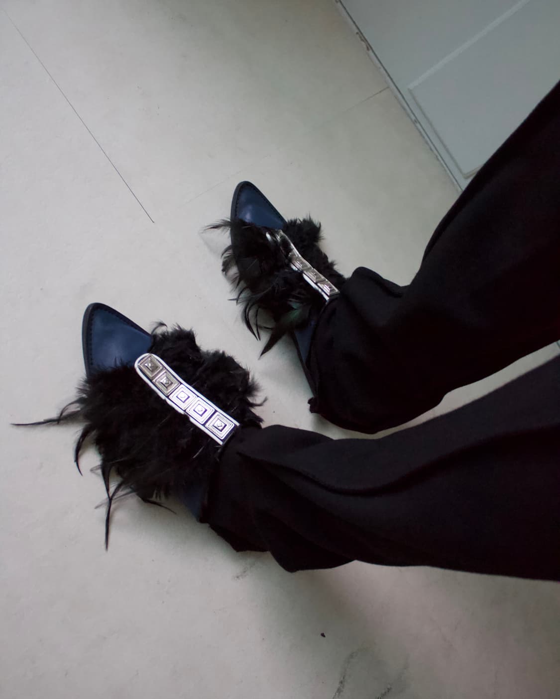 Toga pulla feather sling back shoes 상품이미지4