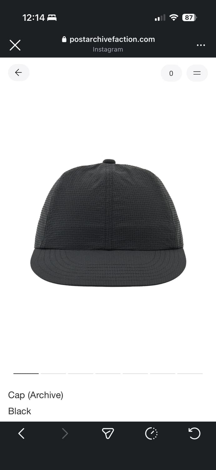 파프 post archive faction cap(Archive) 상품이미지1