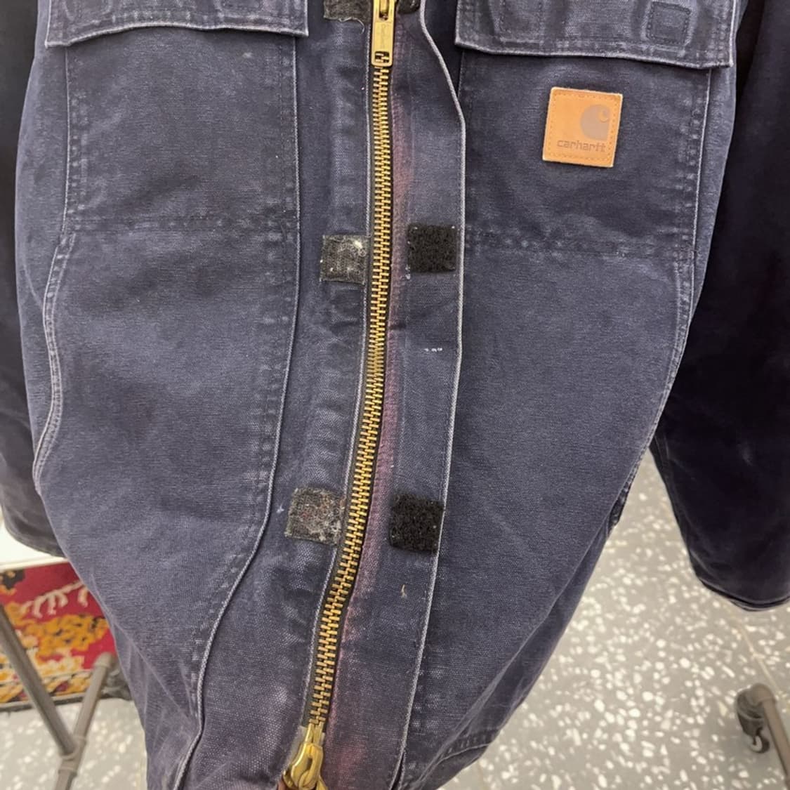 칼하트 C26 샌드스톤 디트로이트 누빔 워크 자켓 105 C06359 상품이미지5