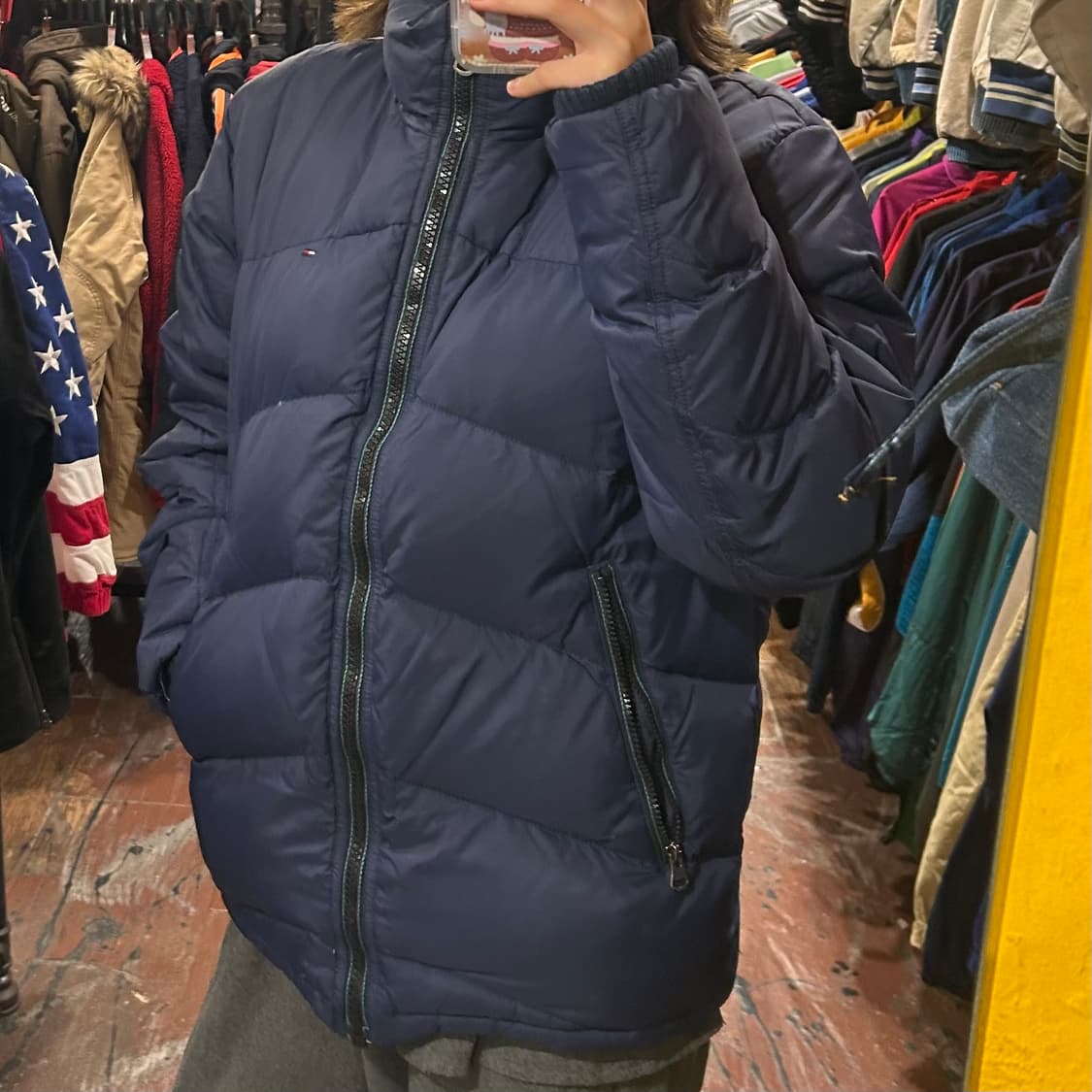 [HI] 타미힐피거 패딩 네비 상품이미지4