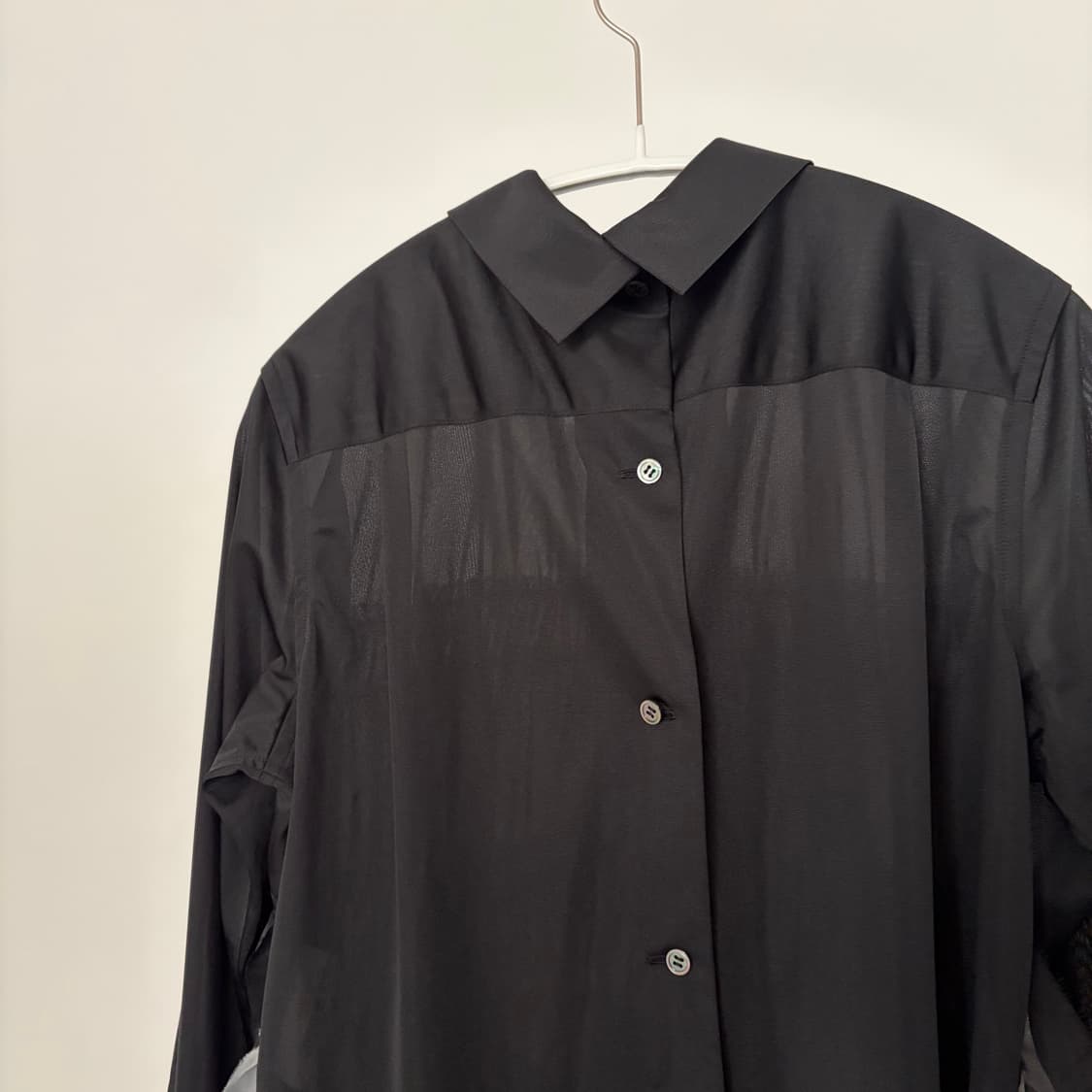 2way Tulle Layer Blouse 상품이미지6