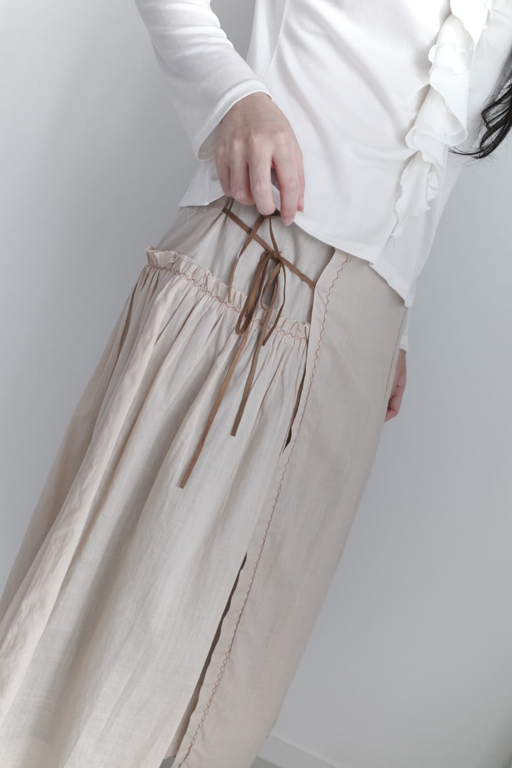 shirring wrap skirt  상품이미지8