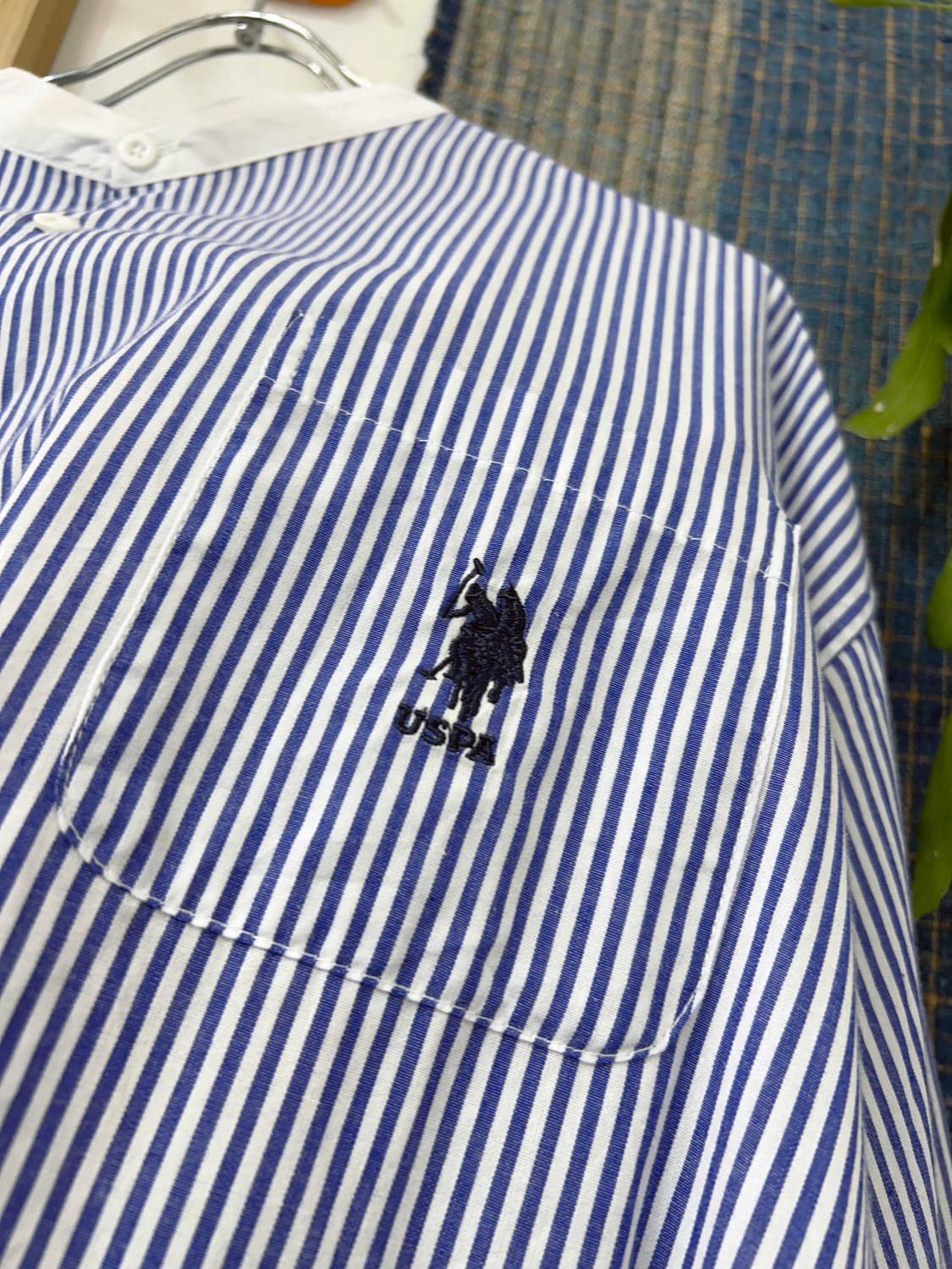 👧🏻U.S.POLO ASSN   Stripe China Shirt 상품이미지4
