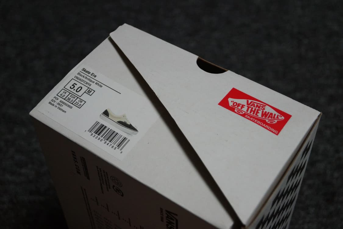 (230) 반스 스케이트 에라 화이트 블랙 상품이미지2