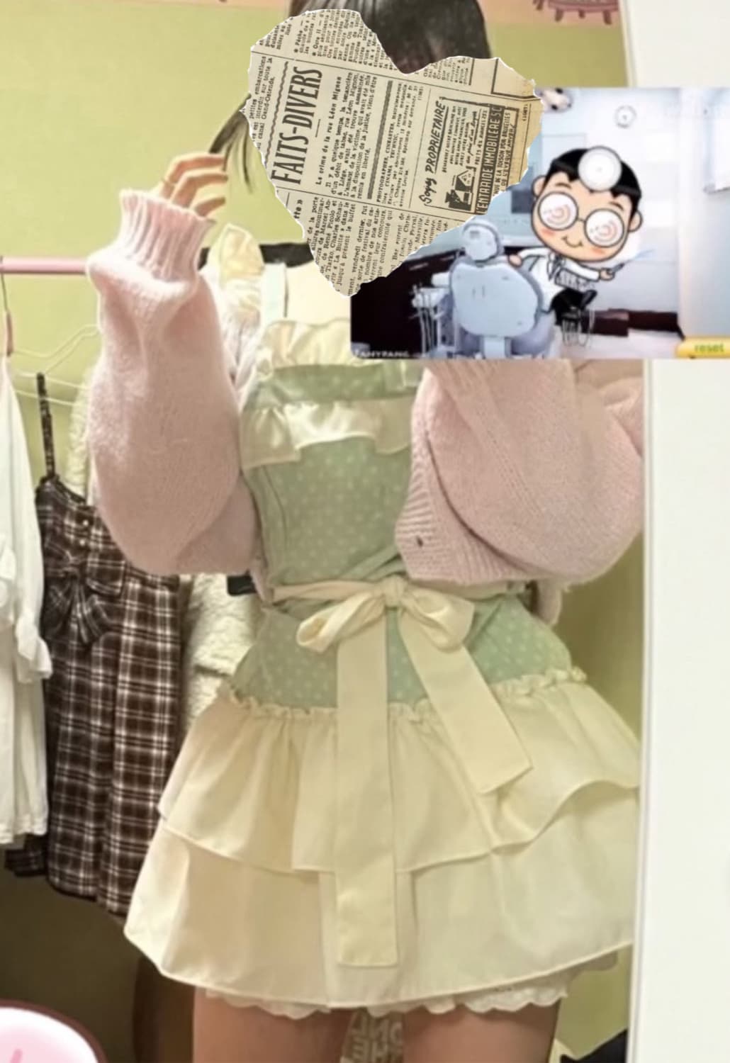 sugar dolls 슈가돌즈 도트 리본  lizlisa 리즈리사 상품이미지2