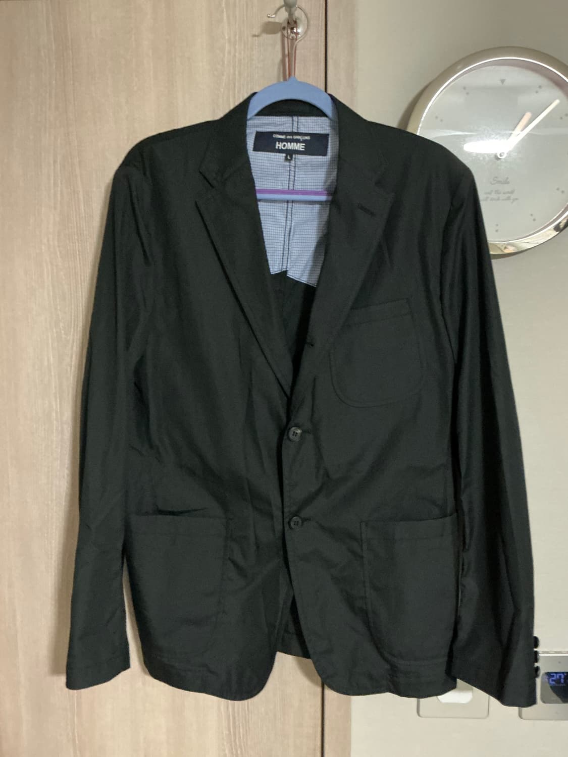 꼼데가르송 옴므 코튼 블레이져 L 상품이미지2