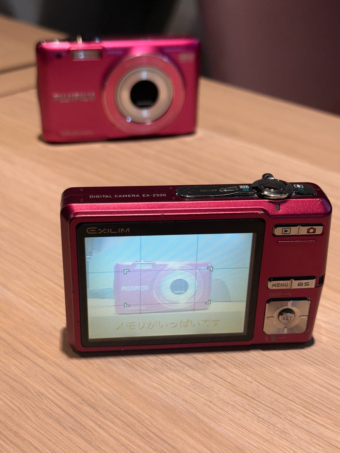 카시오 엑슬림 z500 핑크 상품이미지2