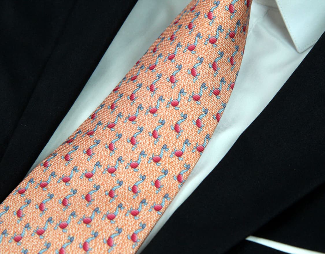 불가리 9.5cm A등급 클래식 남자 명품 넥타이 상품이미지5