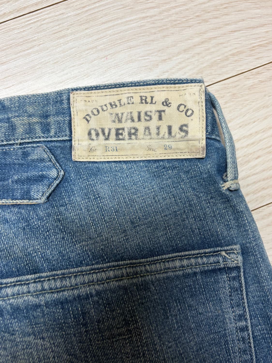 RRL 페인트 리페어 데님 팬츠 29사이즈 USA MADE  상품이미지4