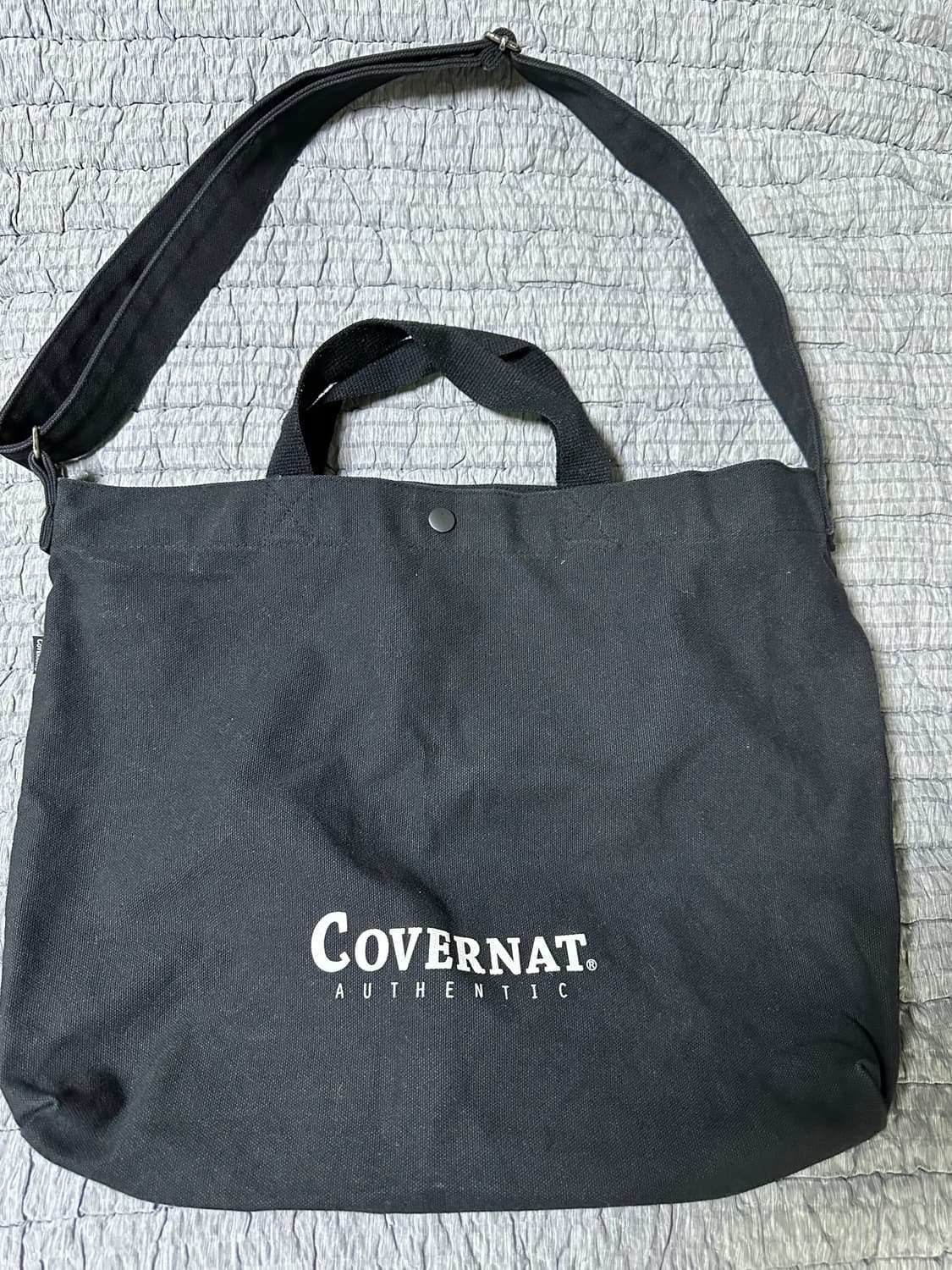 커버낫 블랙 에코백 숄더백 토트백 상품이미지1