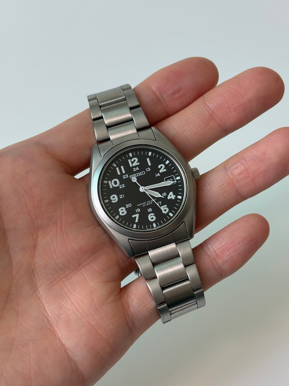 1990s Black Dial Military Field Quartz 상품이미지1