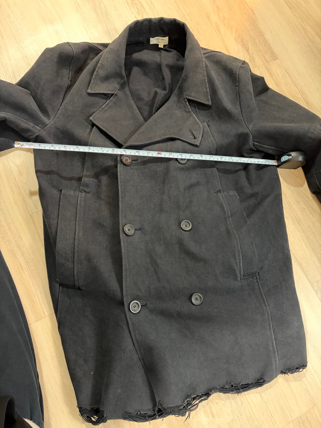 Helmut lang distressed peacoat L헬무트랭 피코트 상품이미지5