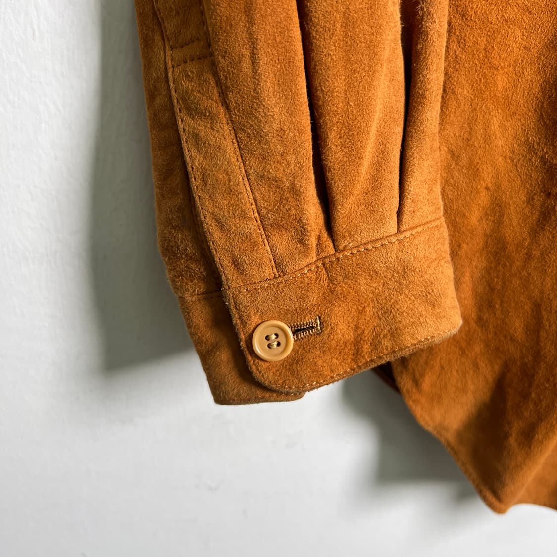 VTG 빈티지 브라운 스웨이드 셔츠 자켓 42 상품이미지7