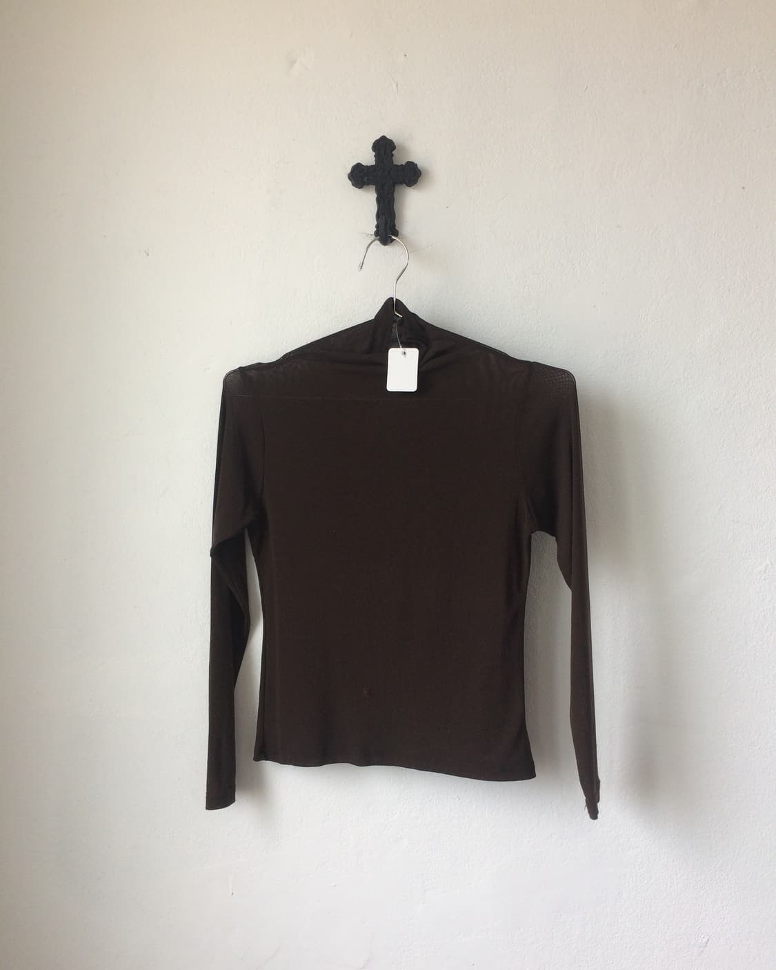 High neck mesh sleeve 상품이미지2