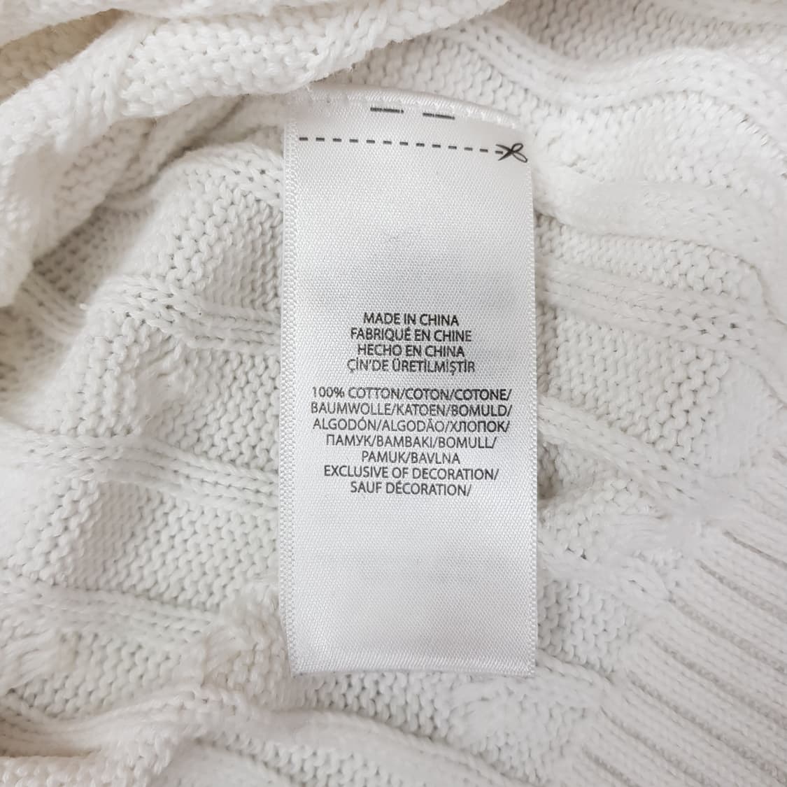 폴로 랄프로렌 케이블 반팔 코튼 니트 LG사이즈 상품이미지7