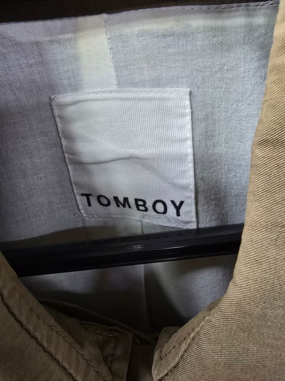 톰보이 더블 버튼 롱 트렌치 코트 (1266) 상품이미지3