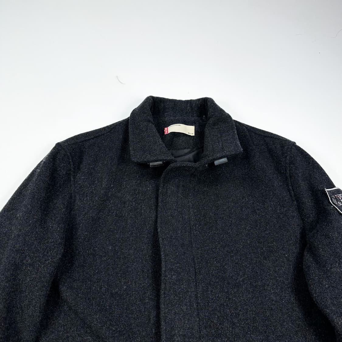 리바이스 오리지널 와펜 차콜 반코트 자켓 (L) 상품이미지1