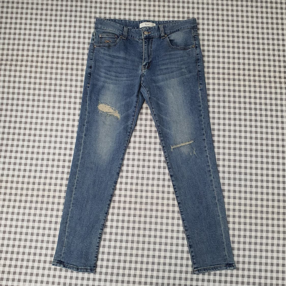 플랙 스키니핏 스판 청바지 남자31 상품이미지1