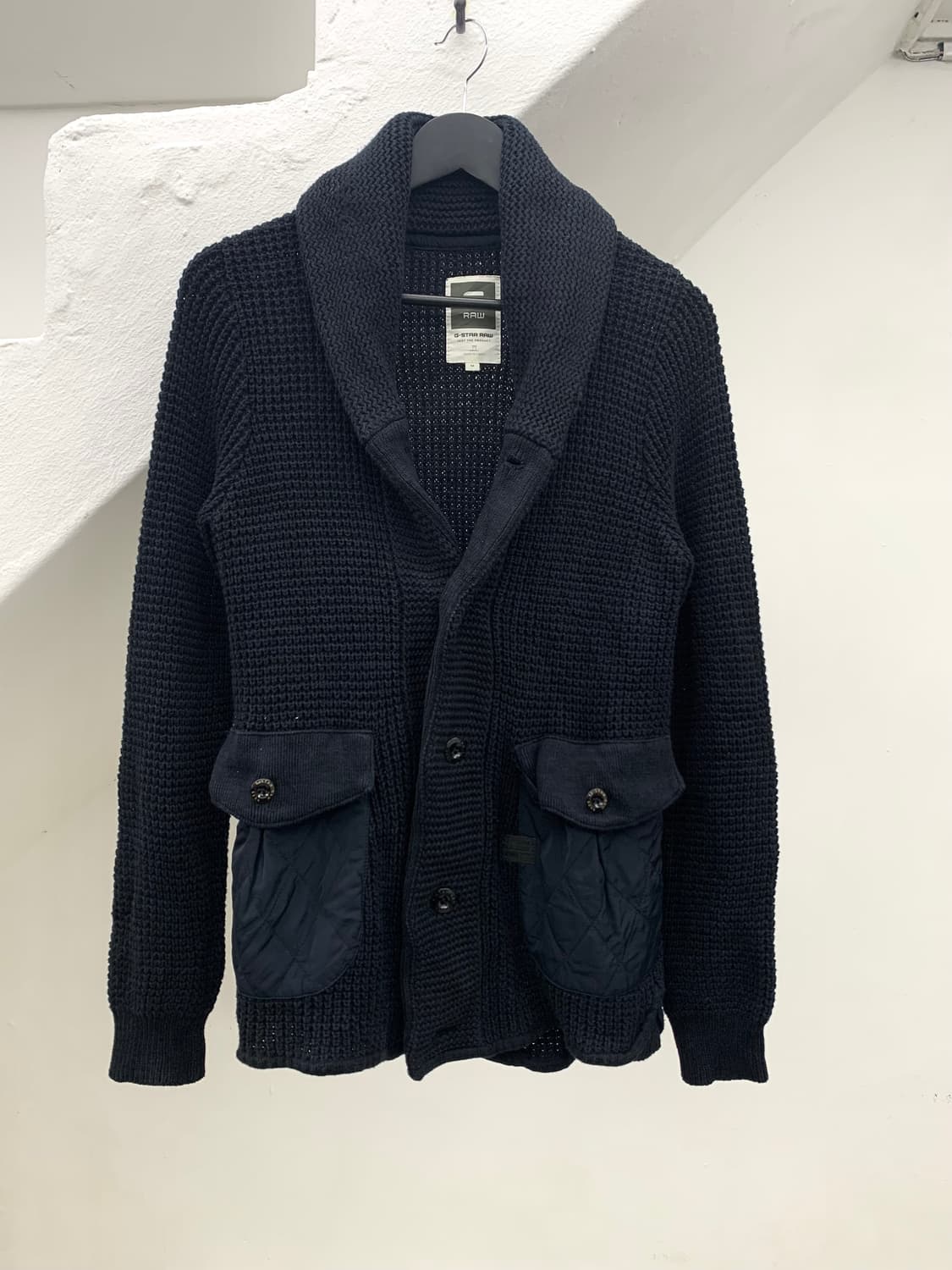 G-star raw pocket detail knit zip-up   상품이미지5