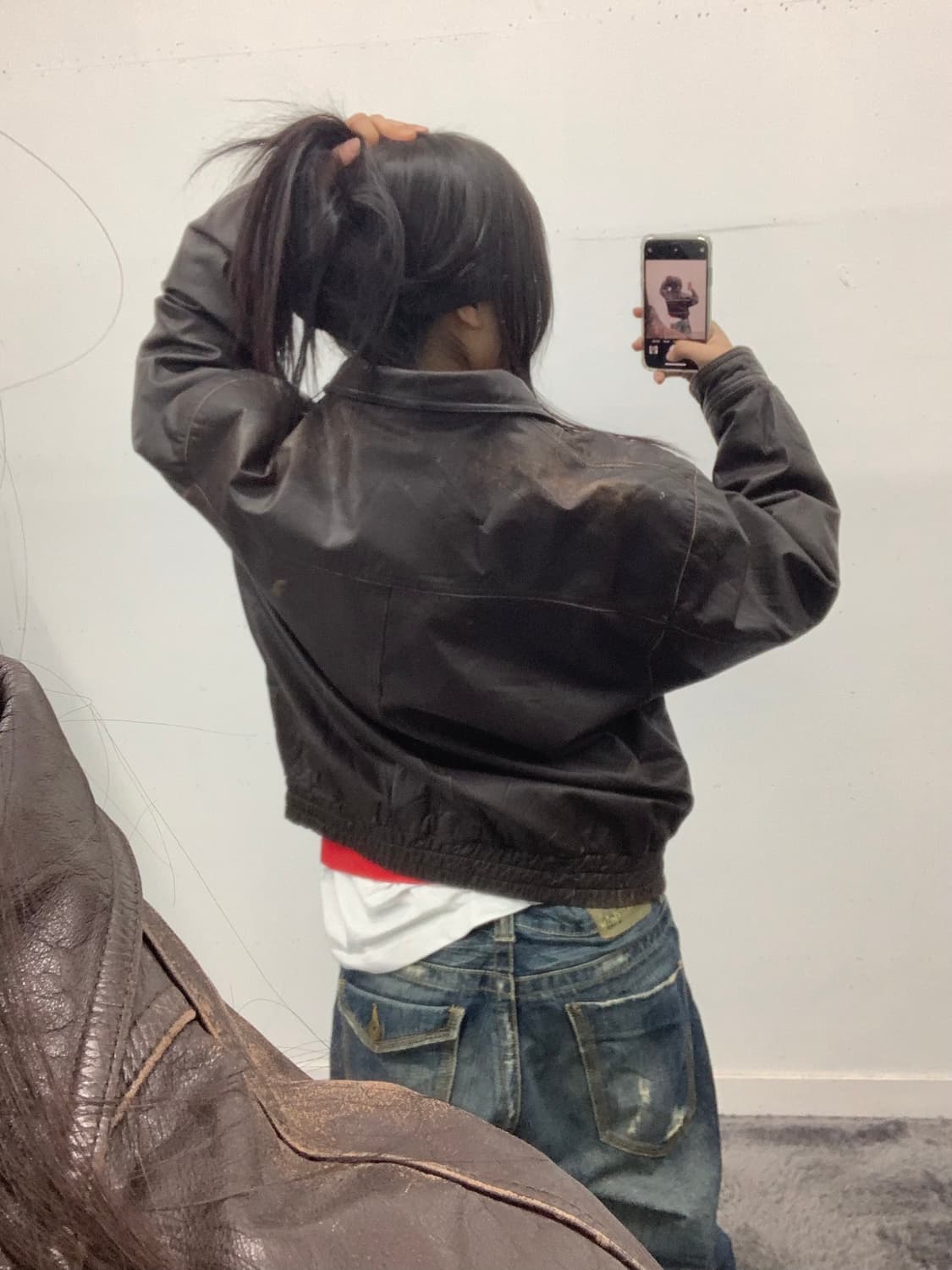 Durante 카우 하이드 레더자켓 상품이미지4