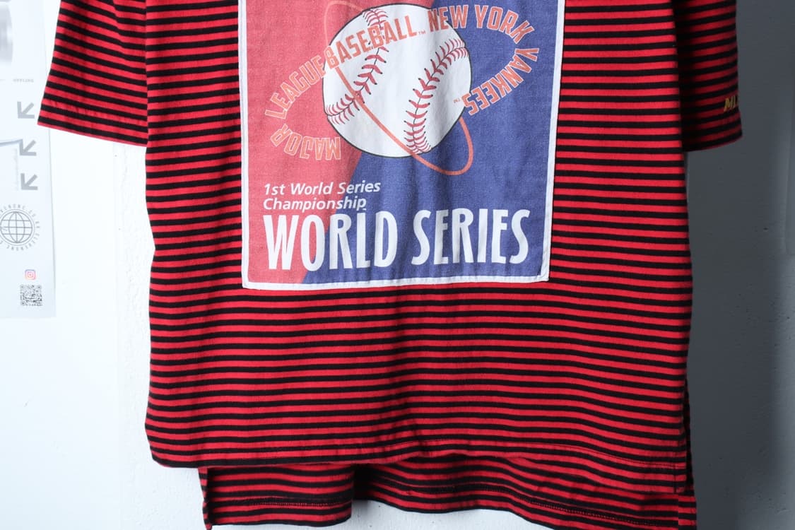 (S-L) MLB 엠엘비 반팔 티셔츠 뉴욕양키즈 스트라이프-H31053 상품이미지4