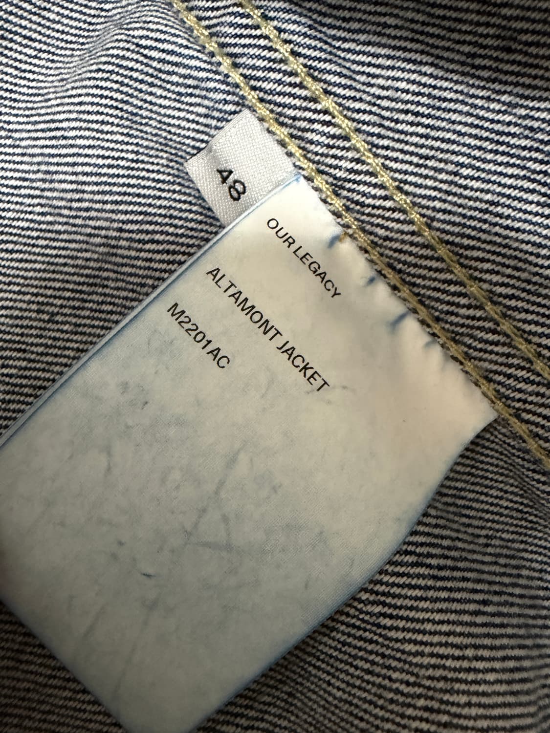 아워레가시 알타몬드 데님 자켓 상품이미지5