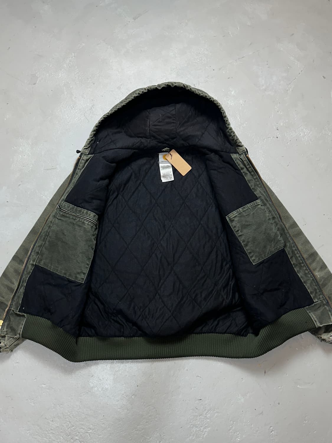 OG 칼하트 J130 액티브 자켓 MOS 칼하트 모스그린 자켓 상품이미지6