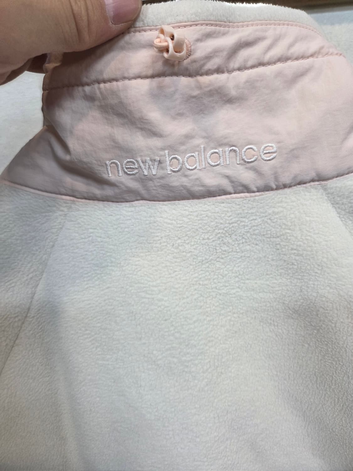 뉴발란스 배색 아노락 우븐 플리스자켓 L 상품이미지3