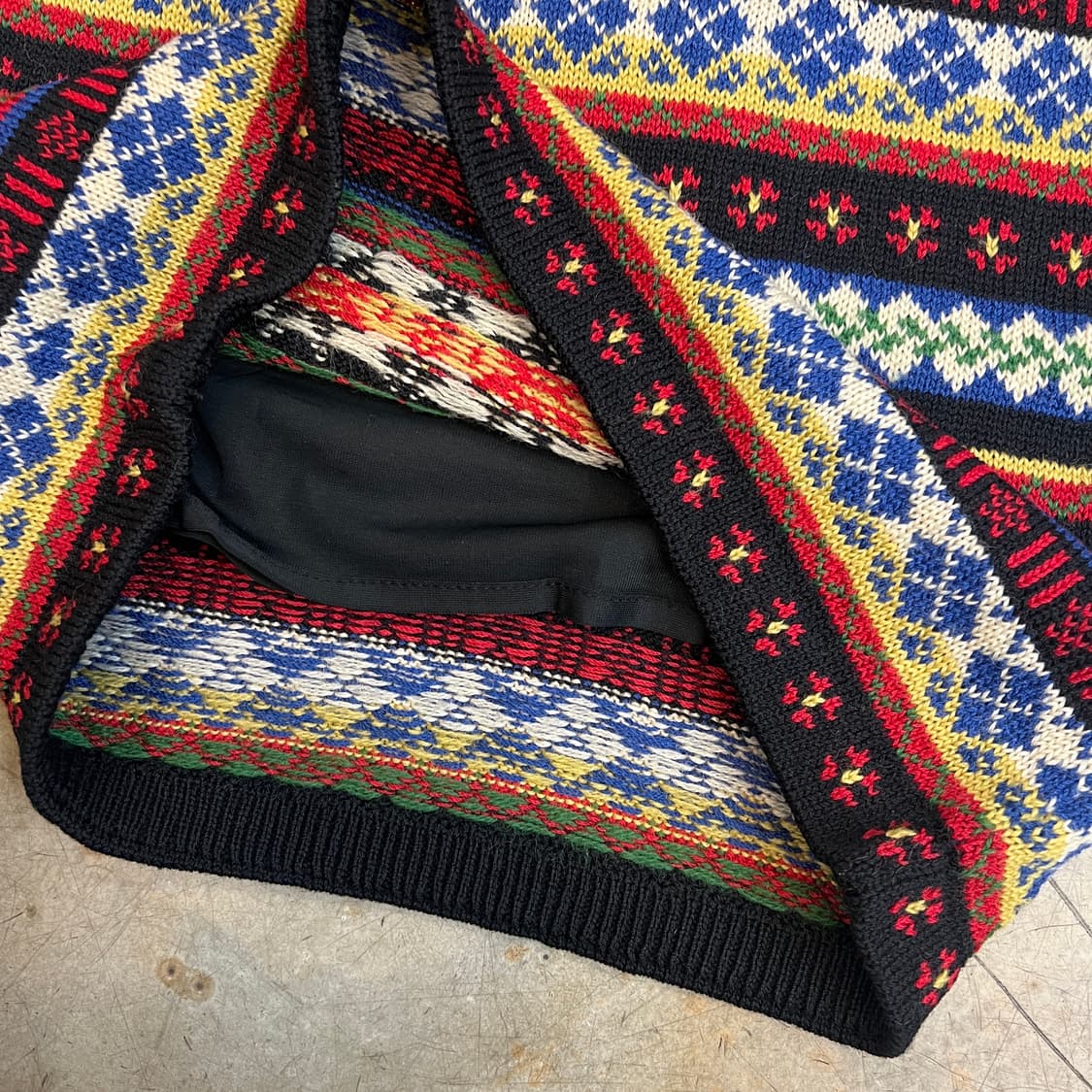 노르딕 니트 스커트 상품이미지4