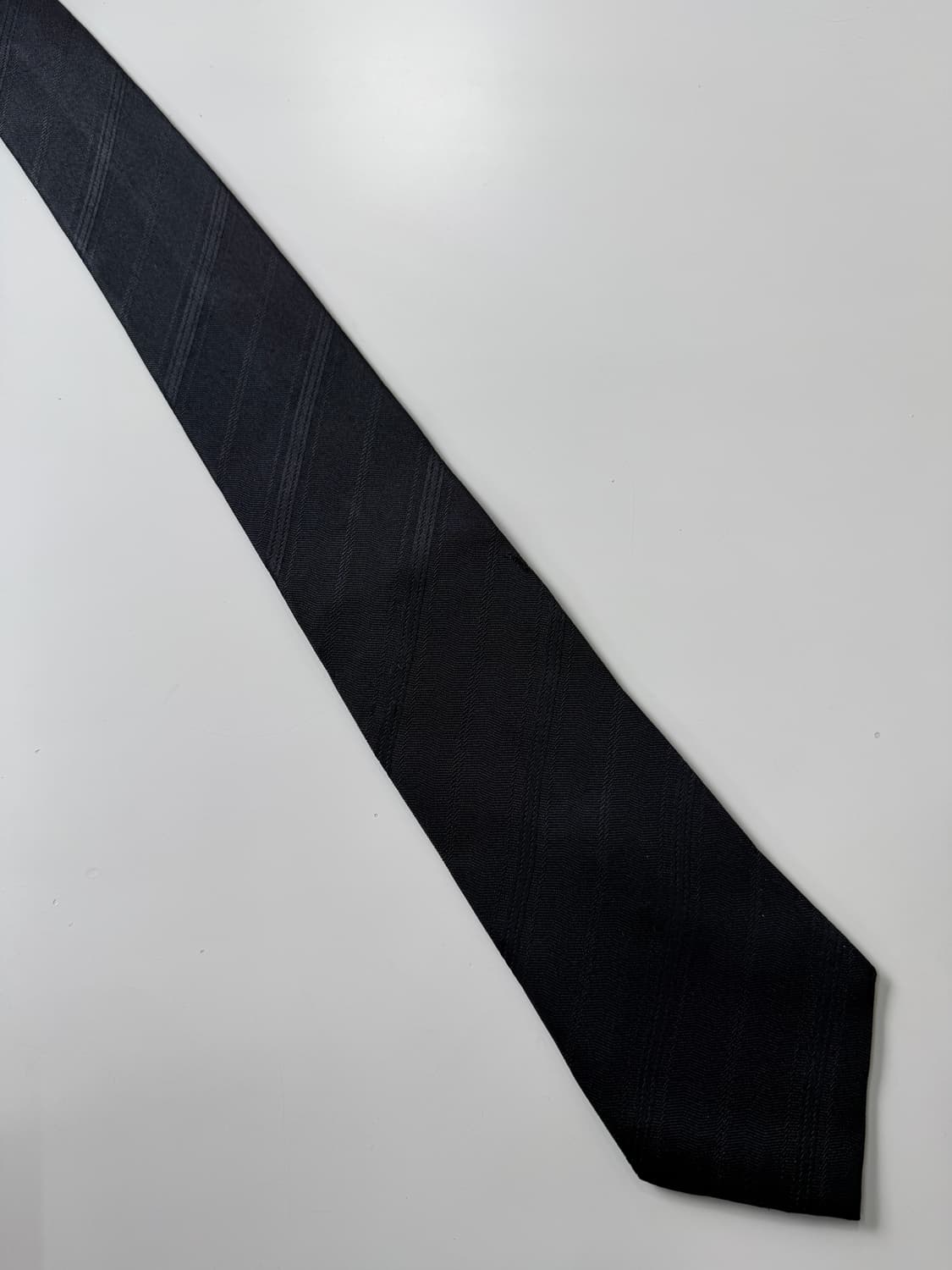 블랙 패턴 실크 넥타이 9.5cm 상품이미지2